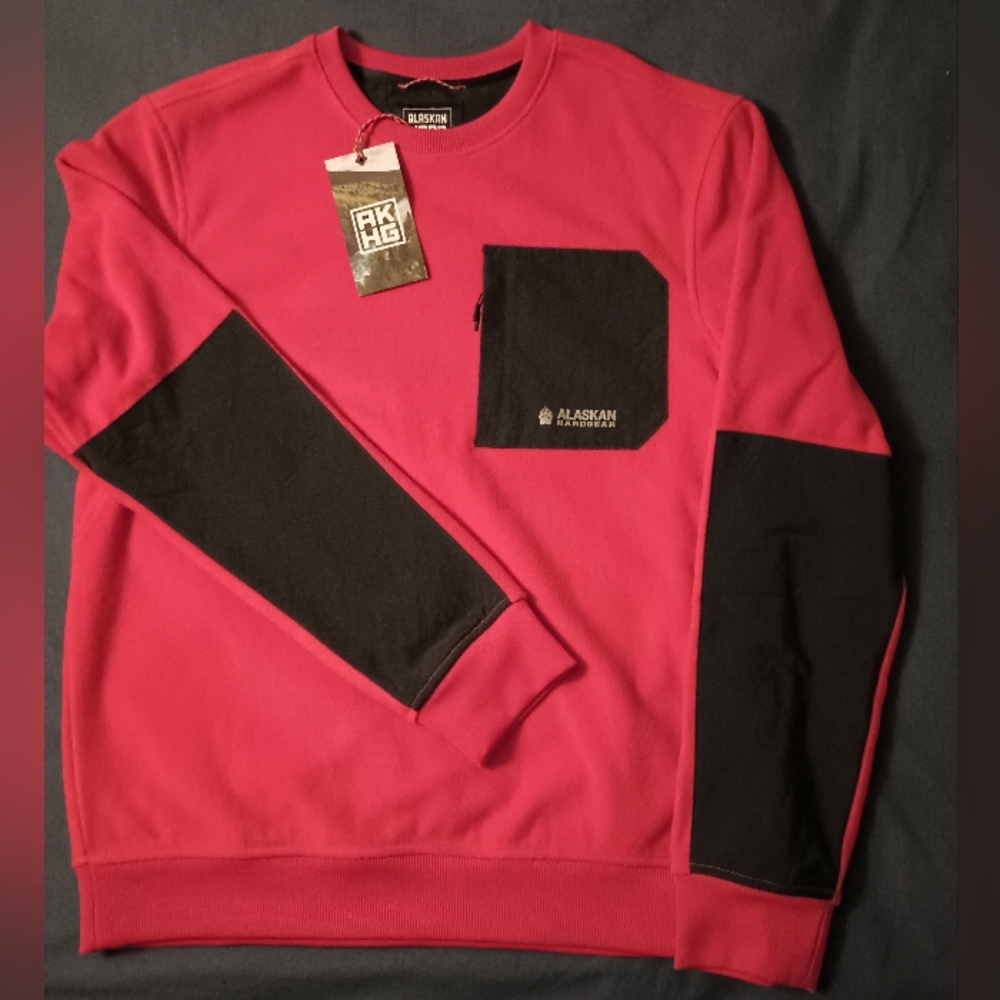 NWT Duluth Trading Co Alaskan Hardgear Men's M Women's XL Red Thaw Depth Fleece